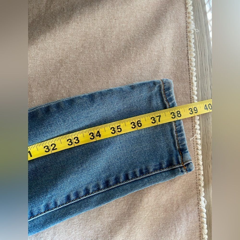 UNDERCOVER Ripped Takahashi Shield Jeans Skinny Rhinestone Rare Sz 0 - Picture 12 of 14